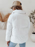 Damen Winter Steppjacke mit elegantem Kragen & Taschen